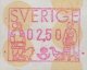 Sweden 1991 Frama Machine Labels