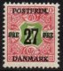 1918 27ø on 5 Kr Green and Red