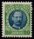 1907 - 08 20b Blue and Green