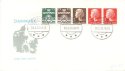 Danish Definitive FDC's (image for) Danish Definitive FDC's