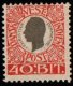 1905 Christian 9th 40b Grey and Red (image for) 1905 Christian 9th 40b Grey and Red