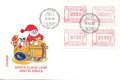 1989 Santa Claus FRAMA Labels (FDC) (image for) 1989 Santa Claus FRAMA Labels (FDC)