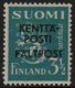 1943 3½m Blue Military Overprint (image for) 1943 3½m Blue Military Overprint