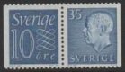 10ø Blue pair with Gustav VI 35ø (image for) 10ø Blue pair with Gustav VI 35ø