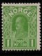 1918 Haakon VII 1 Kr Green
