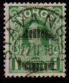 1918 Haakon VII 1 Kr Blue Green