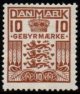 1930 10ø Brown Gebyrmaerke