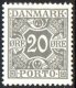 1921 Postage Due - 20ø Grey