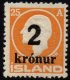 1926 2 Kr on 25a Orange