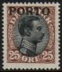 1921 Postage Due O/P- 25ø Black & Brown