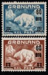1956 Polar Bear Overprints