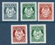 1950 to 1952 Posthorns (5v)