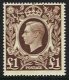 1939-48 Arms High Values £1 Brown