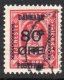 1915 80ø on 8ø Red Official (F/U) (image for) 1915 80ø on 8ø Red Official (F/U)