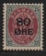 1915 80ø on 12ø Grey & Red (U/M) (image for) 1915 80ø on 12ø Grey & Red (U/M)