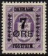 1926 7ø on 15ø Lilac (image for) 1926 7ø on 15ø Lilac