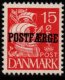 1939 15ø Red 'POSTFÆRGE’ Overprint (image for) 1939 15ø Red 'POSTFÆRGE’ Overprint