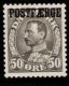 1936 50ø Grey 'POSTFÆRGE’ Overprint (image for) 1936 50ø Grey 'POSTFÆRGE’ Overprint