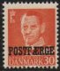 1949 30ø Orange 'POSTFÆRGE’ Overprint (image for) 1949 30ø Orange 'POSTFÆRGE’ Overprint