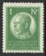 1924 8th U.P.U. Congress 1 Kr. Green