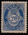 20ø Blue (Perf 13½ x 12½)