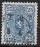 1885 25p Ultramarine Perf 12½ (used) (image for) 1885 25p Ultramarine Perf 12½ (used)