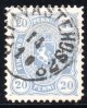 1875-84 20 penni Blue (F/U) (image for) 1875-84 20 penni Blue (F/U)