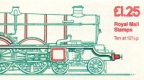 £1.25 Railway Engines 1 Left Selvedge (image for) £1.25 Railway Engines 1 Left Selvedge