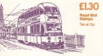 £1.30 Trams 3 Blackpool Right Selvedge (image for) £1.30 Trams 3 Blackpool Right Selvedge