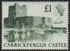 1988 £1.00 Carrickfergus Castle (image for) 1988 £1.00 Carrickfergus Castle