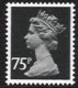 75p Black Type I (Perf 14) (image for) 75p Black Type I (Perf 14)