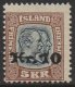 1930 10 Kr on 5 Kr Slate & Brown (image for) 1930 10 Kr on 5 Kr Slate & Brown