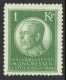 1924 8th U.P.U. Congress 1 Kr. Green (image for) 1924 8th U.P.U. Congress 1 Kr. Green