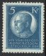 1924 8th U.P.U. Congress 5 Kr. Blue (image for) 1924 8th U.P.U. Congress 5 Kr. Blue