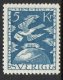 1924 50th Anniversary of U.P.U. 5 Kr. Blue (image for) 1924 50th Anniversary of U.P.U. 5 Kr. Blue