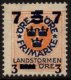Overprint on 2ø Orange (image for) Overprint on 2ø Orange