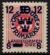Overprint on 50ø Carmine (image for) Overprint on 50ø Carmine