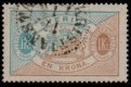 1 Kr Blue and Brown (image for) 1 Kr Blue and Brown