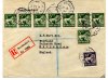 1937 Registered Cover Stockholm to England (image for) 1937 Registered Cover Stockholm to England