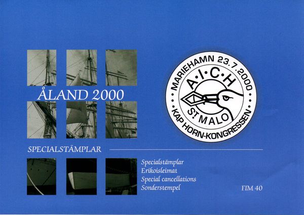 2000 Aland Islands Special Cancellations Set (8)