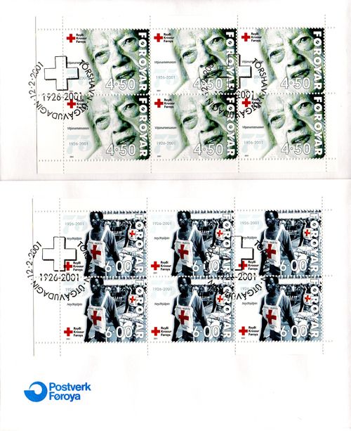 2001 Red Cross - Booklet Panes (2)