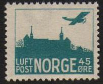1934 AIR - Akershus Castle (Reprint)