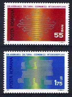 1971 Cultural and Economic Co-operation (2v)